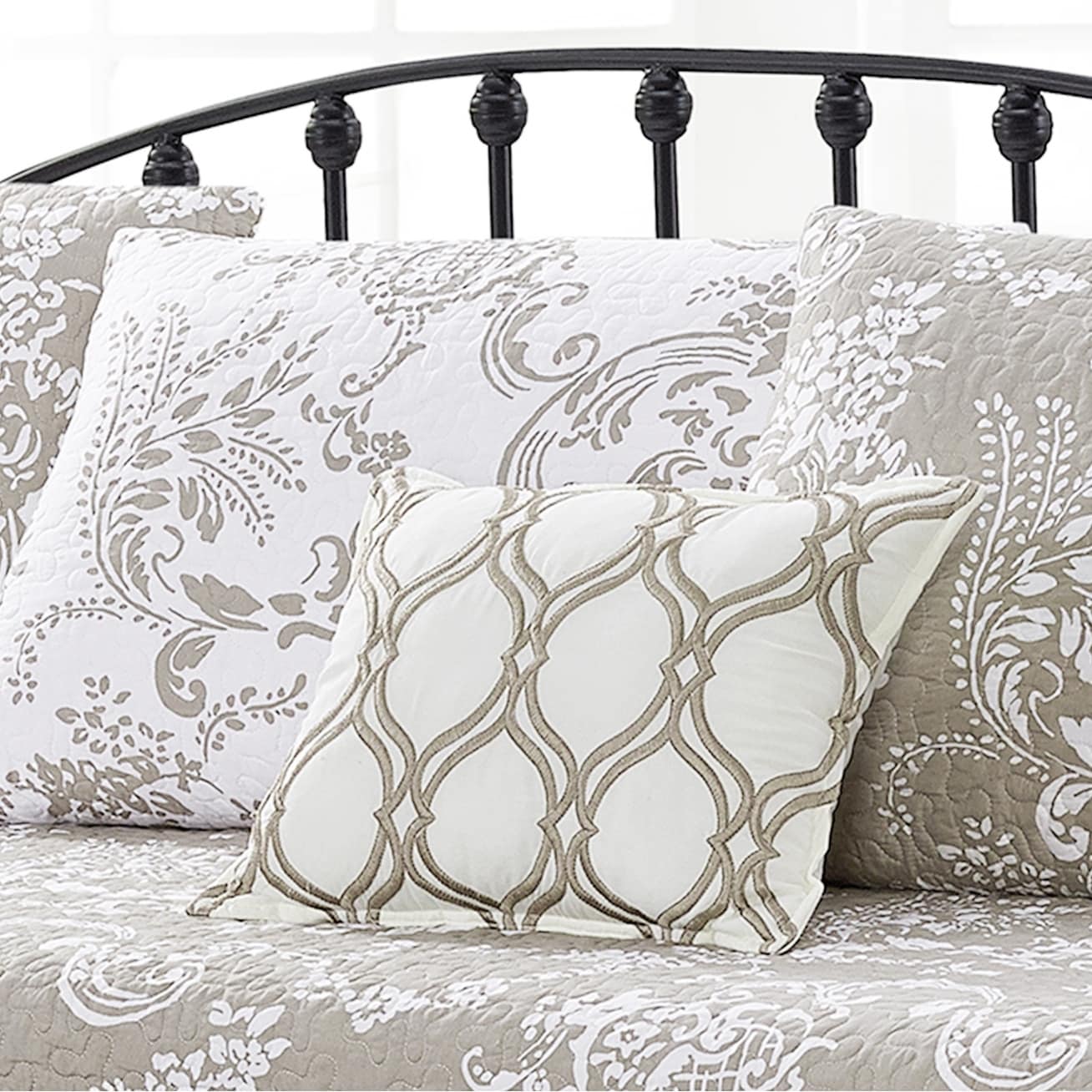 Serenta Ensemble couvre-lit 6 pièces en coton mélangé - 75 x 39