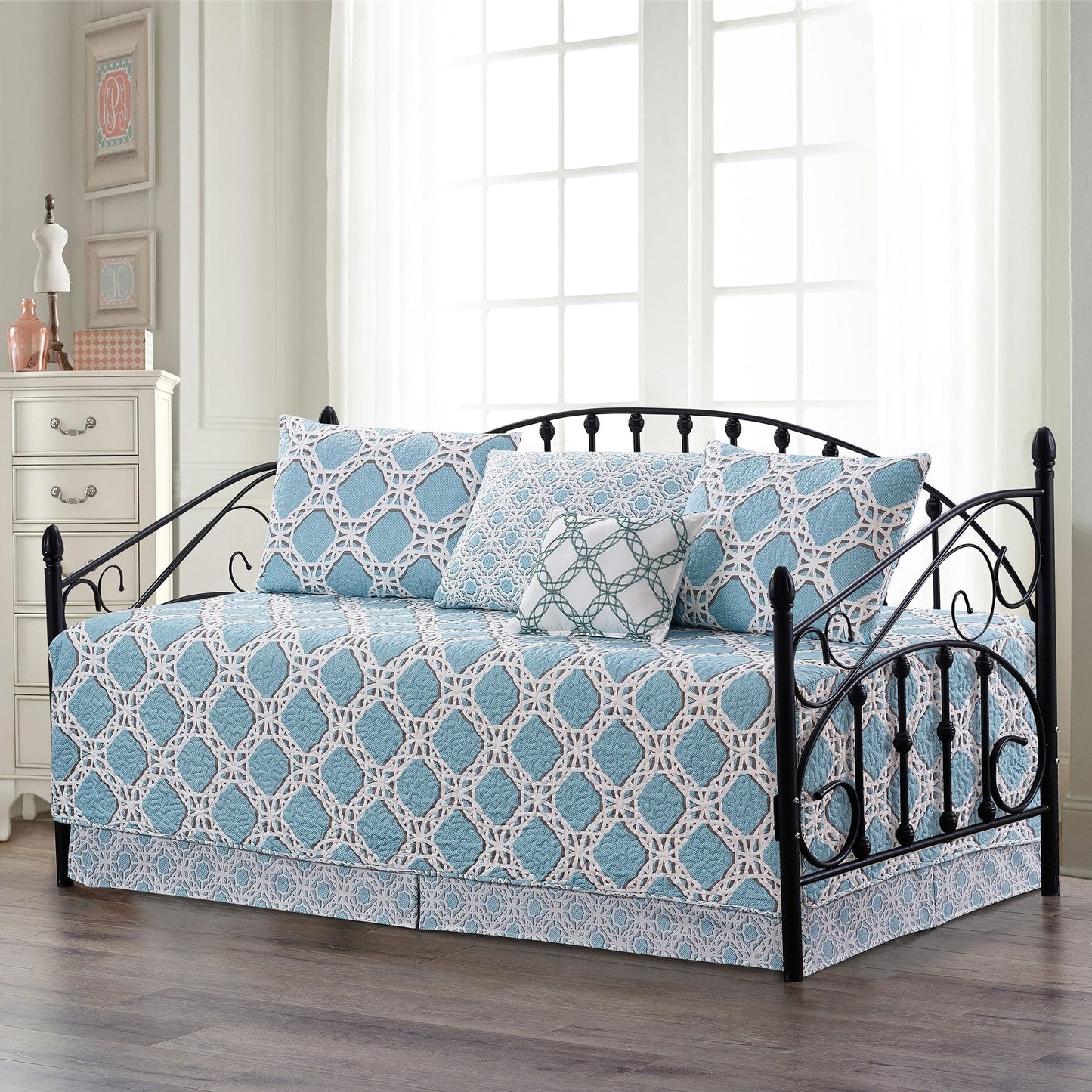 Serenta Ensemble couvre-lit 6 pièces en coton mélangé - 75 x 39