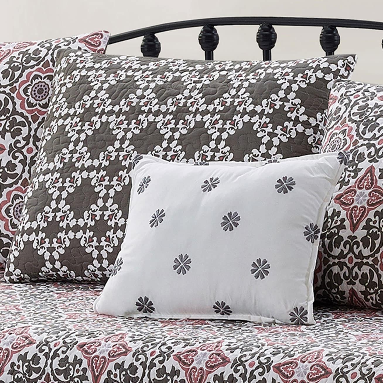 Serenta Ensemble couvre-lit 6 pièces en coton mélangé - 75 x 39