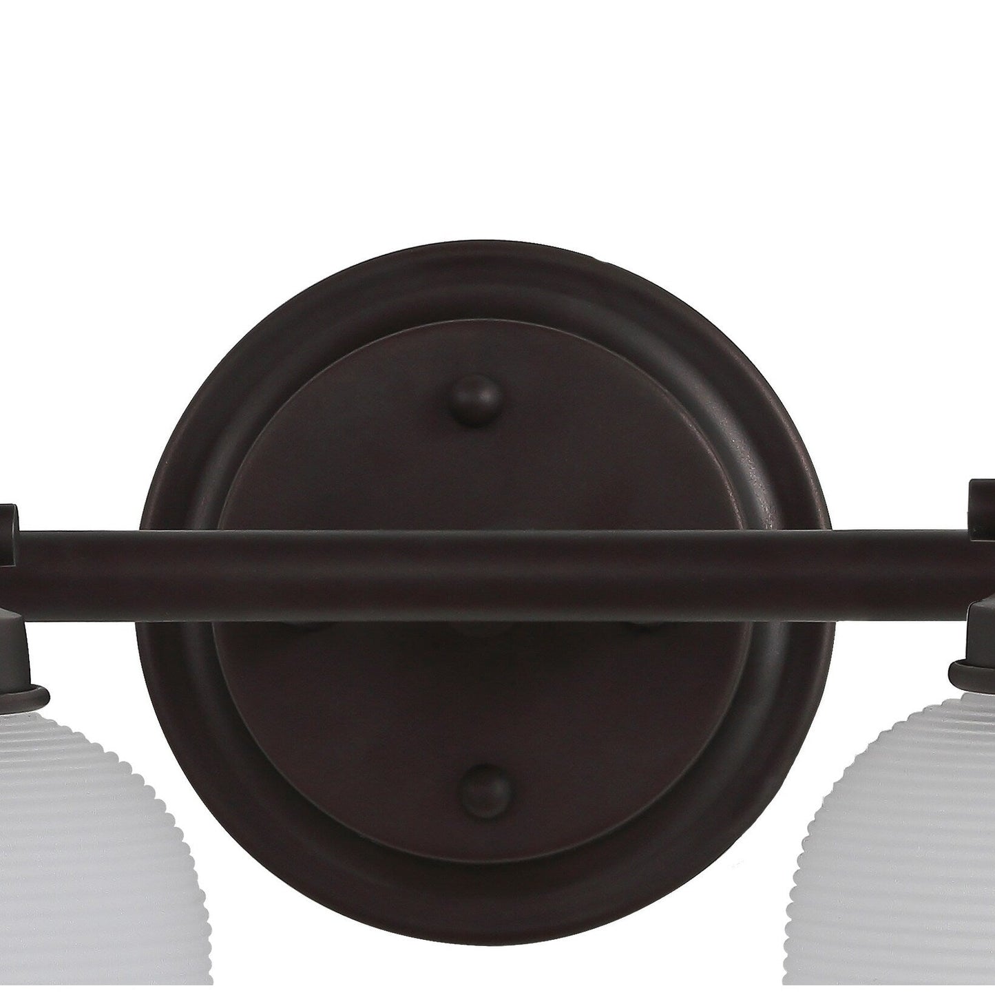 Applique de vanité à LED Shirley en métal/verre, par JONATHAN Y