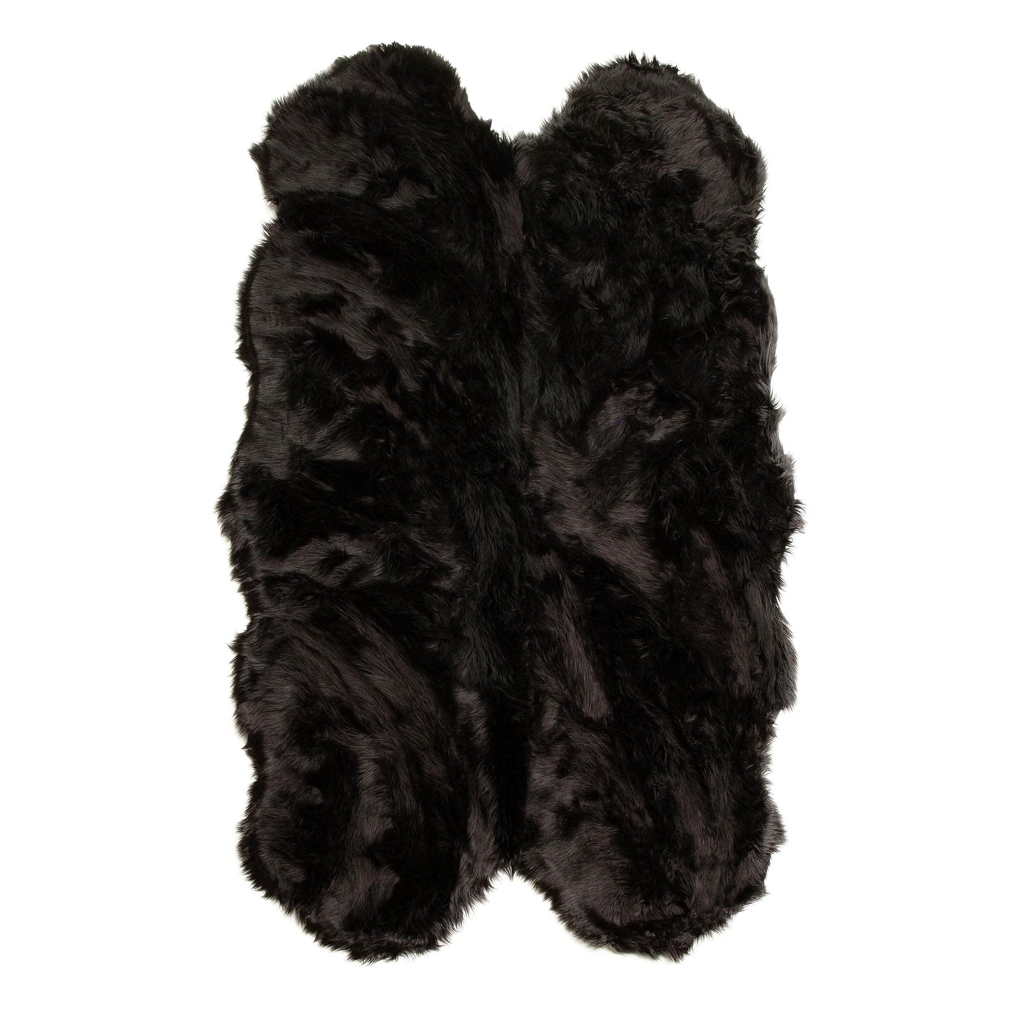 Tapis en fausse fourrure de mouton Silver Orchid Parrott