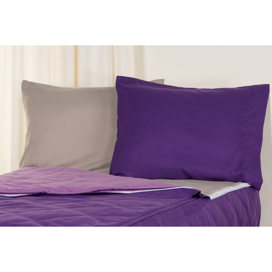 Parure de lit de luxe à fermeture éclair Siscovers Purple Bunkie