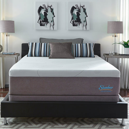 Slumber Solutions Choisissez votre ensemble de matelas en mousse à mémoire de forme gel de 14 pouces