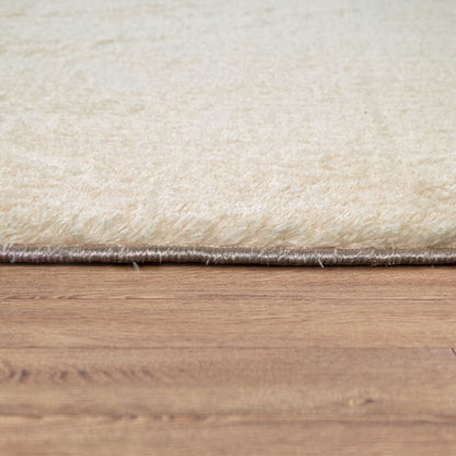 Tapis doux et lavable avec envers antidérapant, couleurs unies