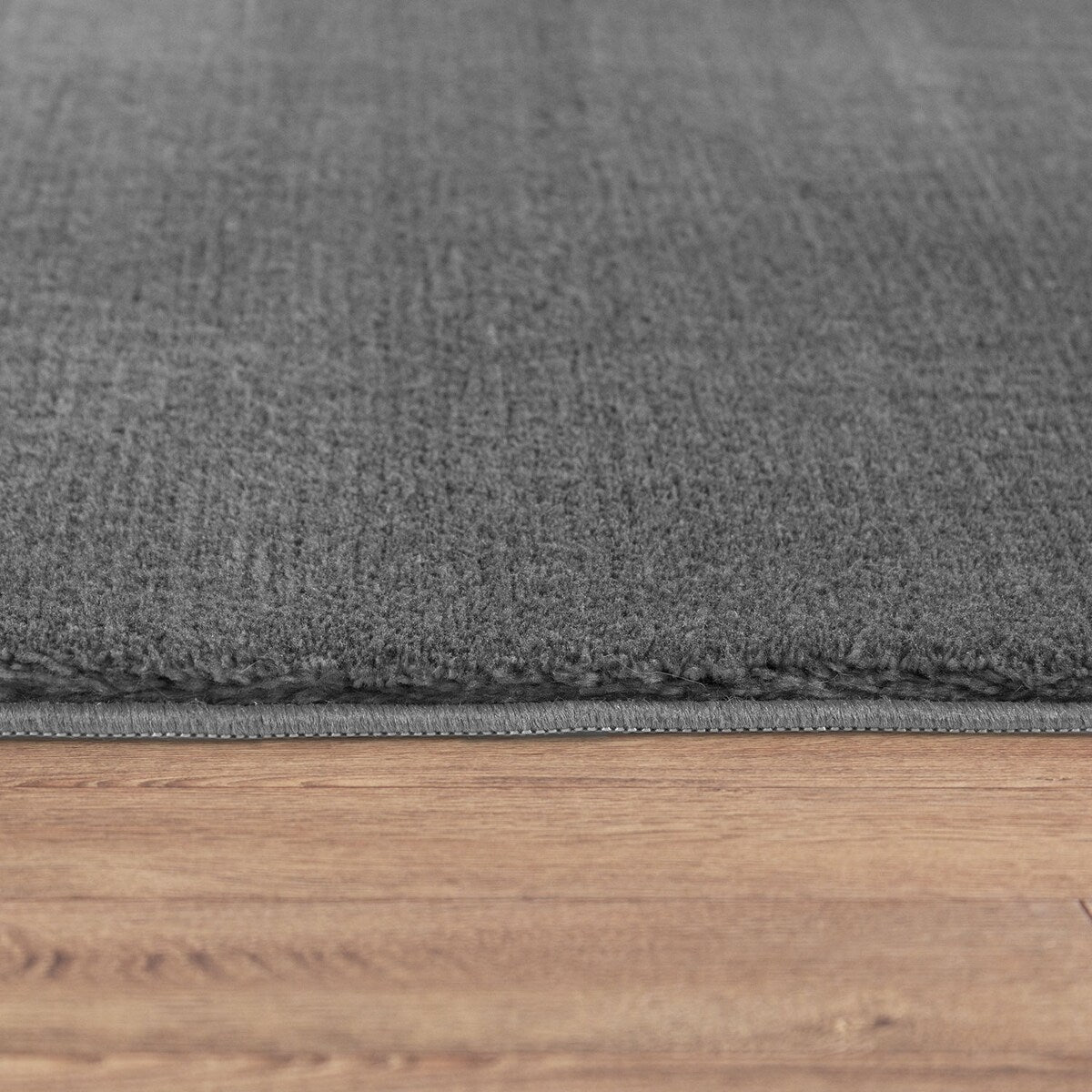 Tapis doux et lavable avec envers antidérapant, couleurs unies