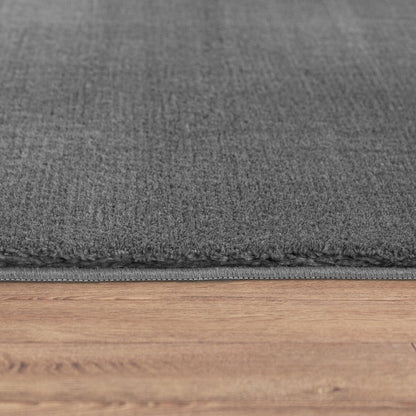 Tapis doux et lavable avec envers antidérapant, couleurs unies