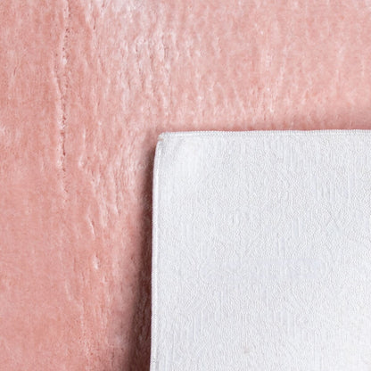 Tapis doux et lavable avec envers antidérapant, couleurs unies