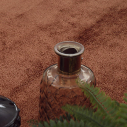 Tapis doux et lavable avec envers antidérapant, couleurs unies