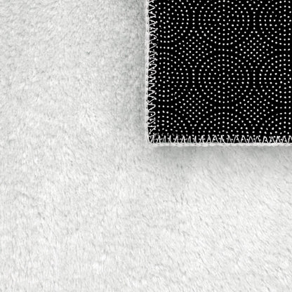 Tapis doux et lavable avec envers antidérapant, couleurs unies