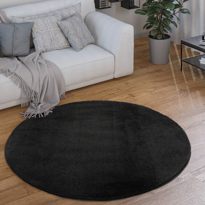 Tapis doux et lavable avec envers antidérapant, couleurs unies