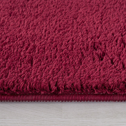 Tapis doux et lavable avec envers antidérapant, couleurs unies