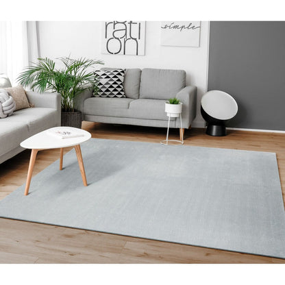 Tapis doux et lavable avec envers antidérapant, couleurs unies