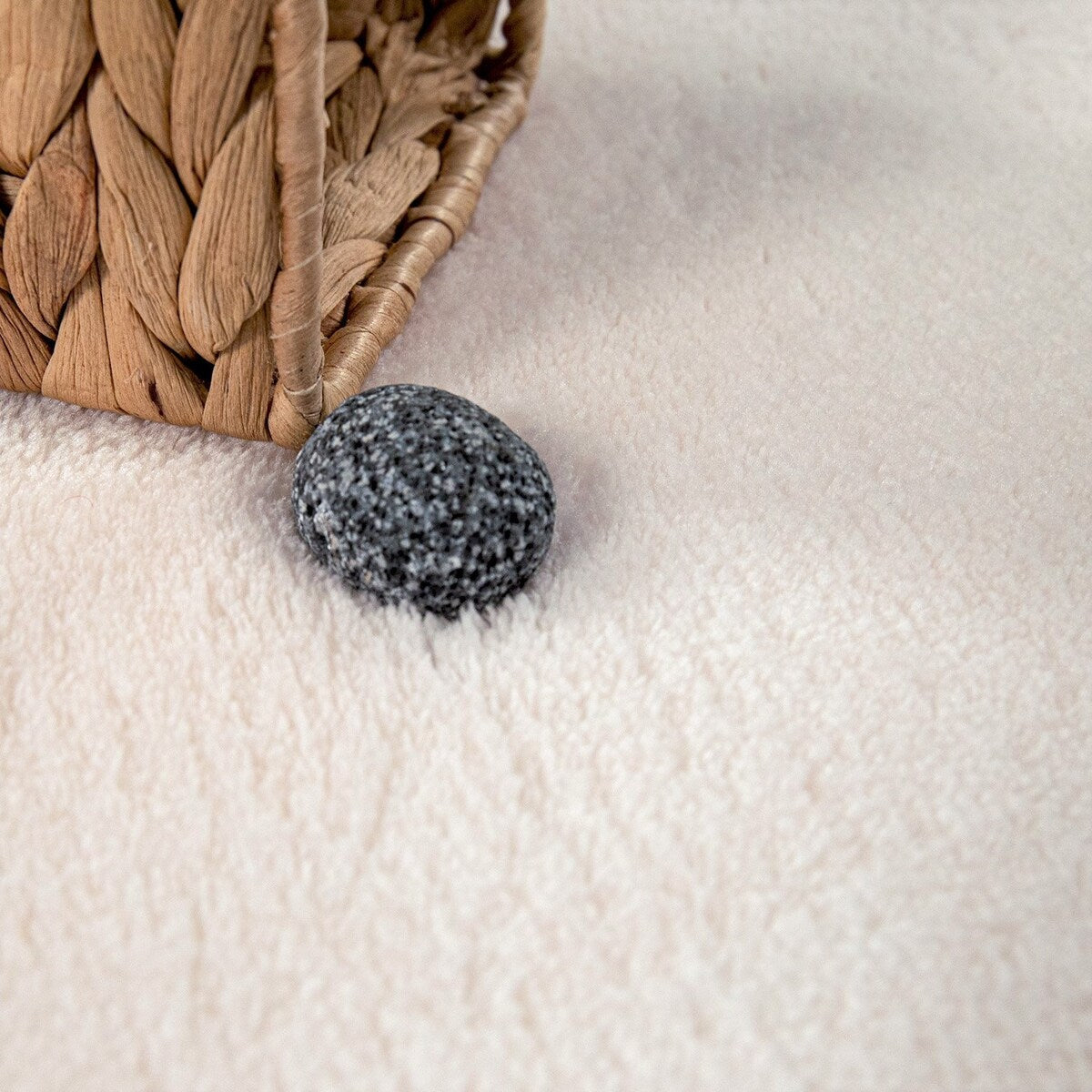 Tapis doux et lavable avec envers antidérapant, couleurs unies