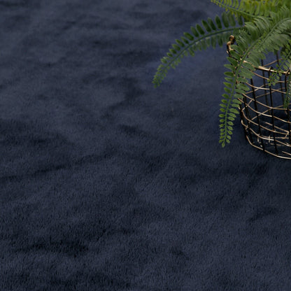 Tapis doux et lavable avec envers antidérapant, couleurs unies