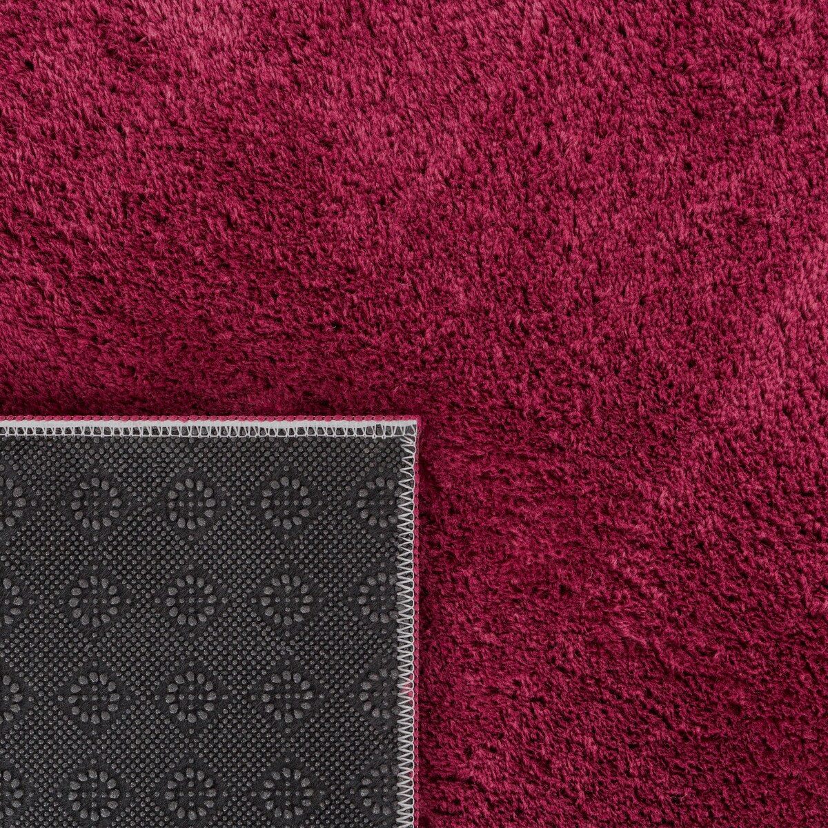 Tapis doux et lavable avec envers antidérapant, couleurs unies