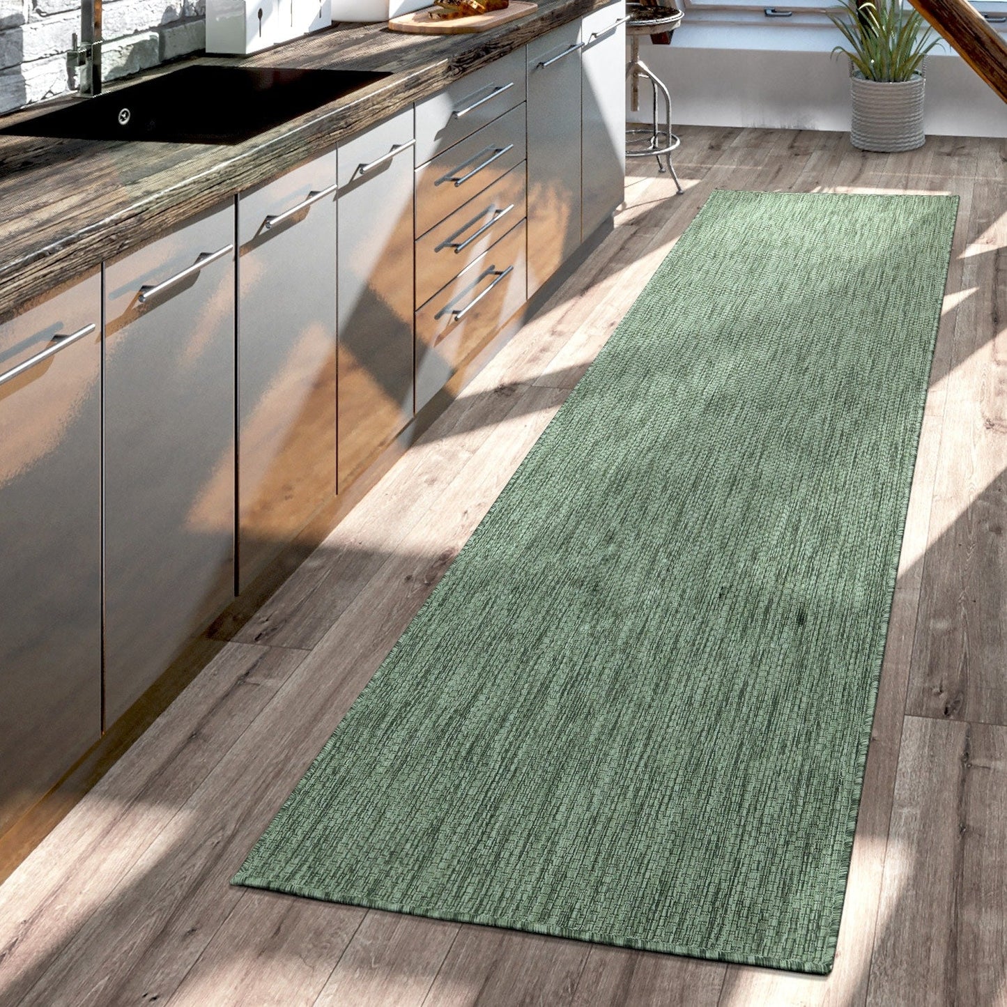 Tapis d'extérieur imperméable à motifs variés pour terrasse