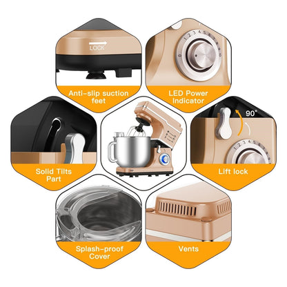 Batteur sur socle - Capacité de 7,5 pintes, 10 vitesses, moteur de 660 W