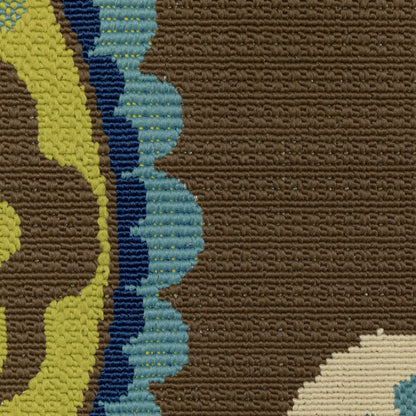 Tapis d'intérieur/extérieur à médaillons floraux Vista Home Catalina--