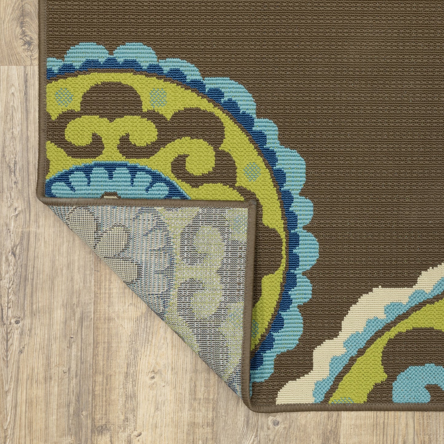 Tapis d'intérieur/extérieur à médaillons floraux Vista Home Catalina--