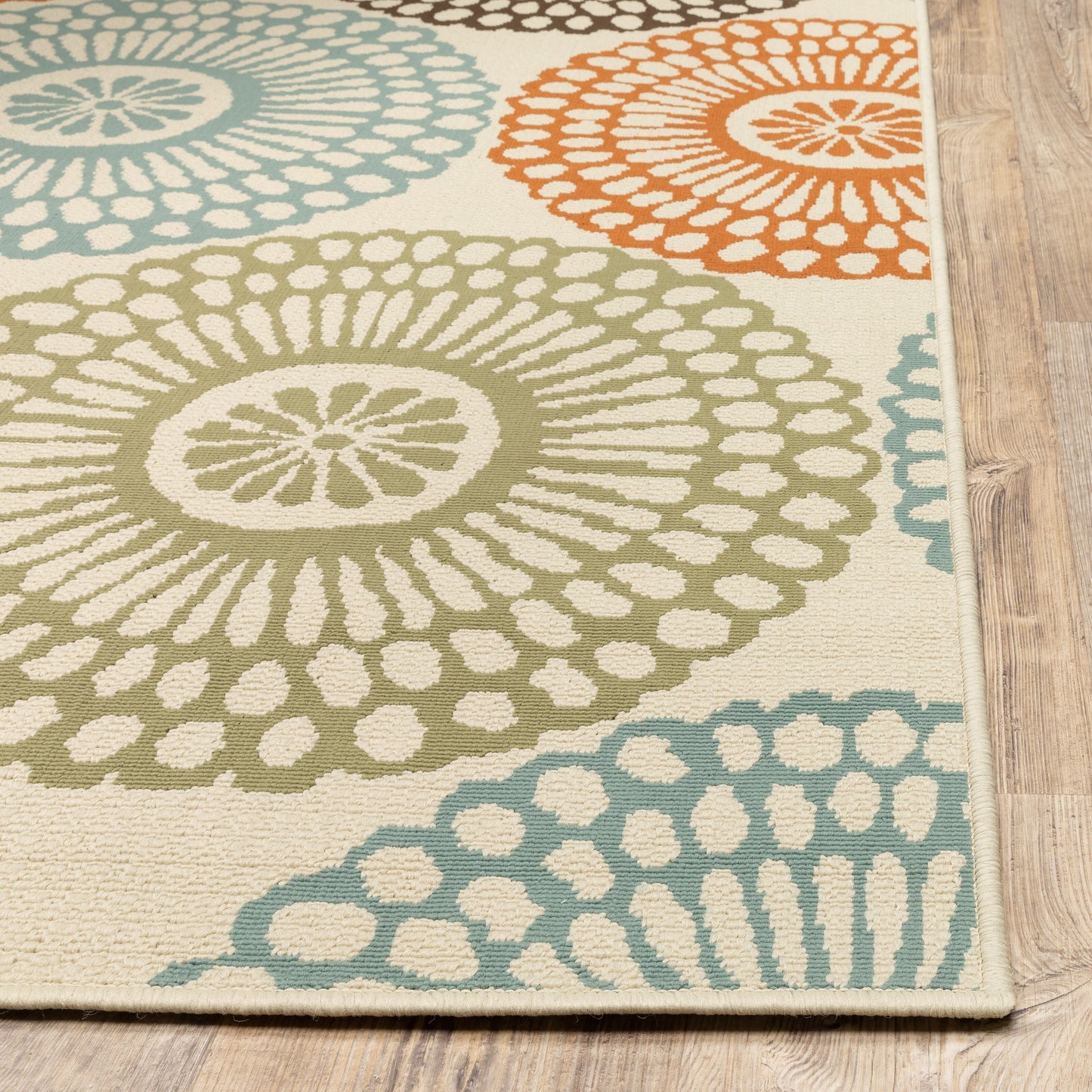 Tapis d'intérieur et d'extérieur multicolore Vista Home Malta Medallions