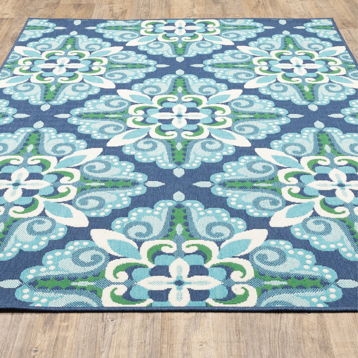 Tapis d'intérieur et d'extérieur Style Haven Martinque Medallion-