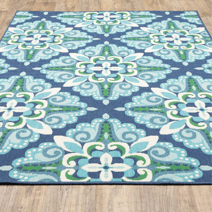 Tapis d'intérieur et d'extérieur Style Haven Martinque Medallion-