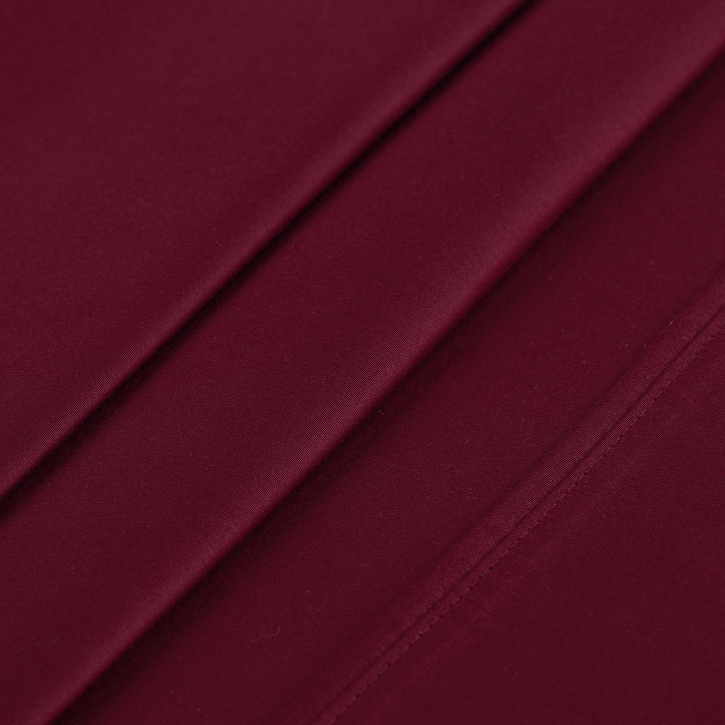 Parure de lit en coton égyptien de qualité supérieure, 400 fils au pouce carré, avec poche profonde et couleur unie