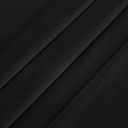 Parure de lit en coton égyptien de qualité supérieure, 400 fils au pouce carré, avec poche profonde et couleur unie