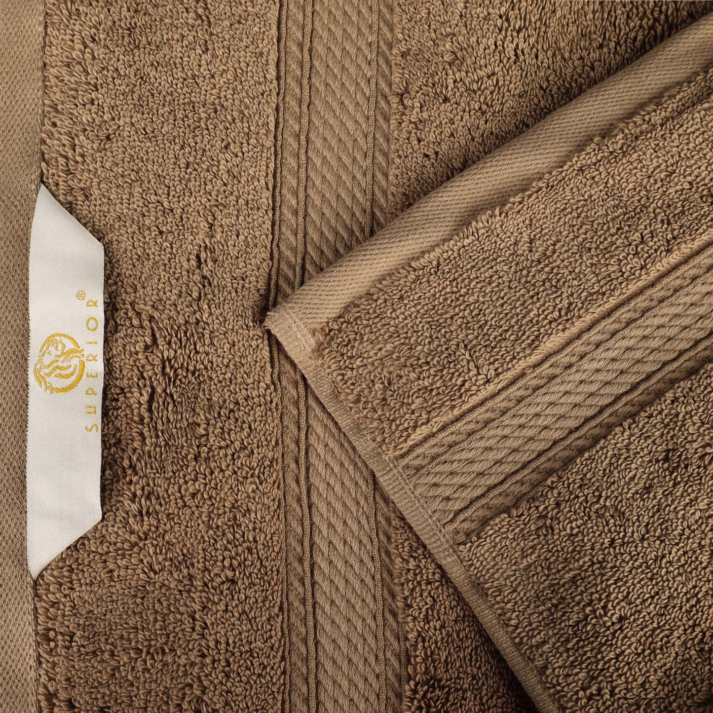 Ensemble de 10 serviettes épaisses en coton égyptien de qualité supérieure