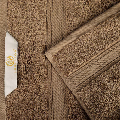 Ensemble de 10 serviettes épaisses en coton égyptien de qualité supérieure