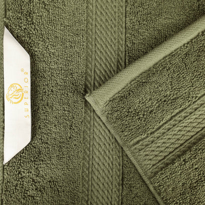 Ensemble de 10 serviettes épaisses en coton égyptien de qualité supérieure