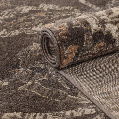 Tapis d'intérieur floral de style ferme jacobéen de qualité supérieure