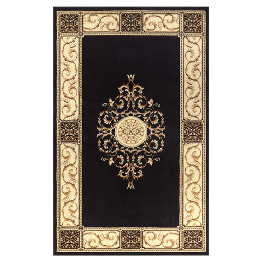 Grand tapis d'intérieur traditionnel de qualité supérieure