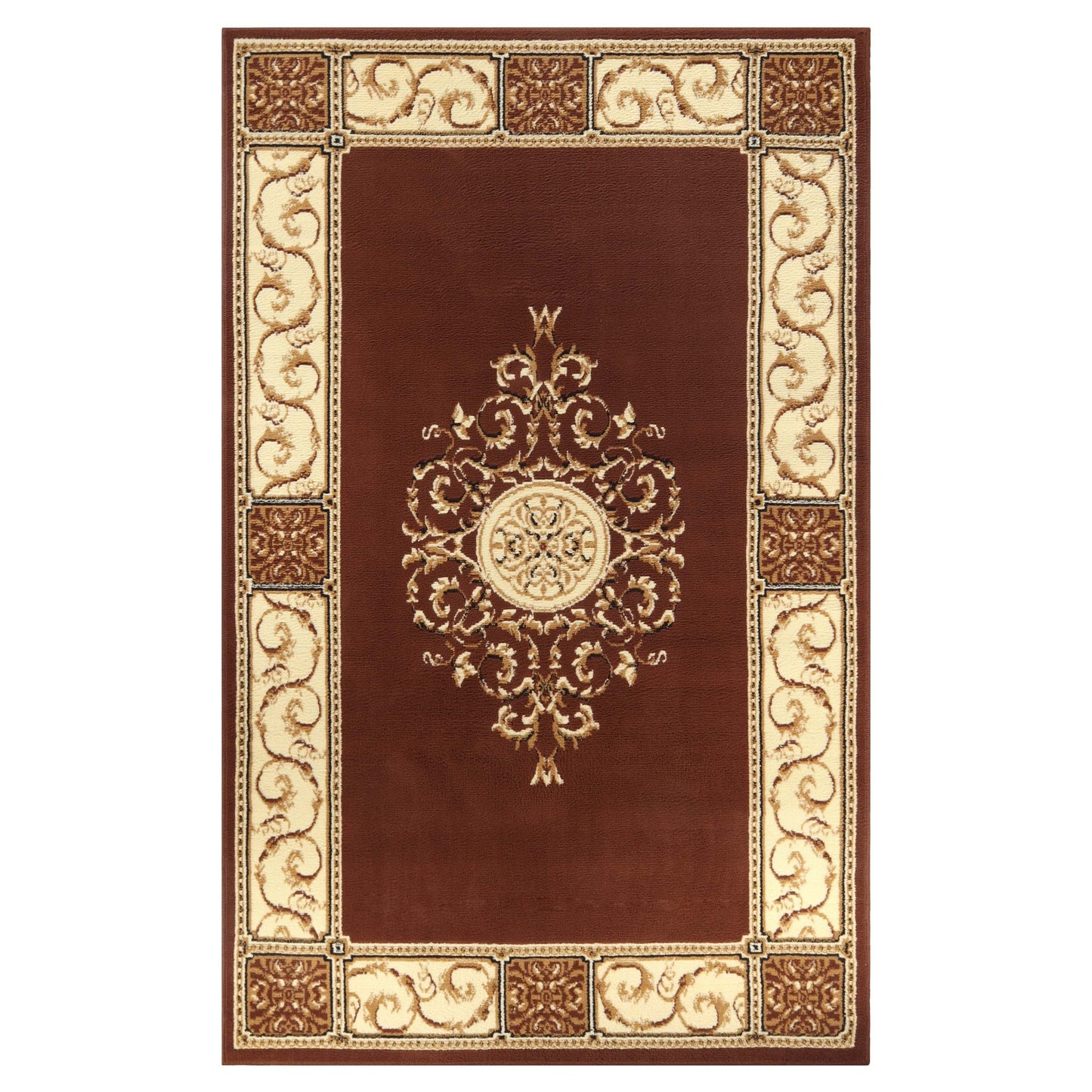 Grand tapis d'intérieur traditionnel de qualité supérieure