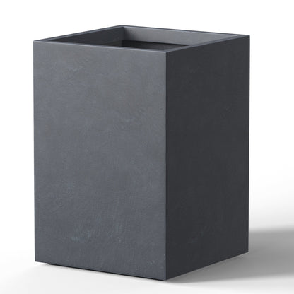 Jardinières rectangulaires en béton de grande taille / Grandes jardinières d'intérieur et d'extérieur