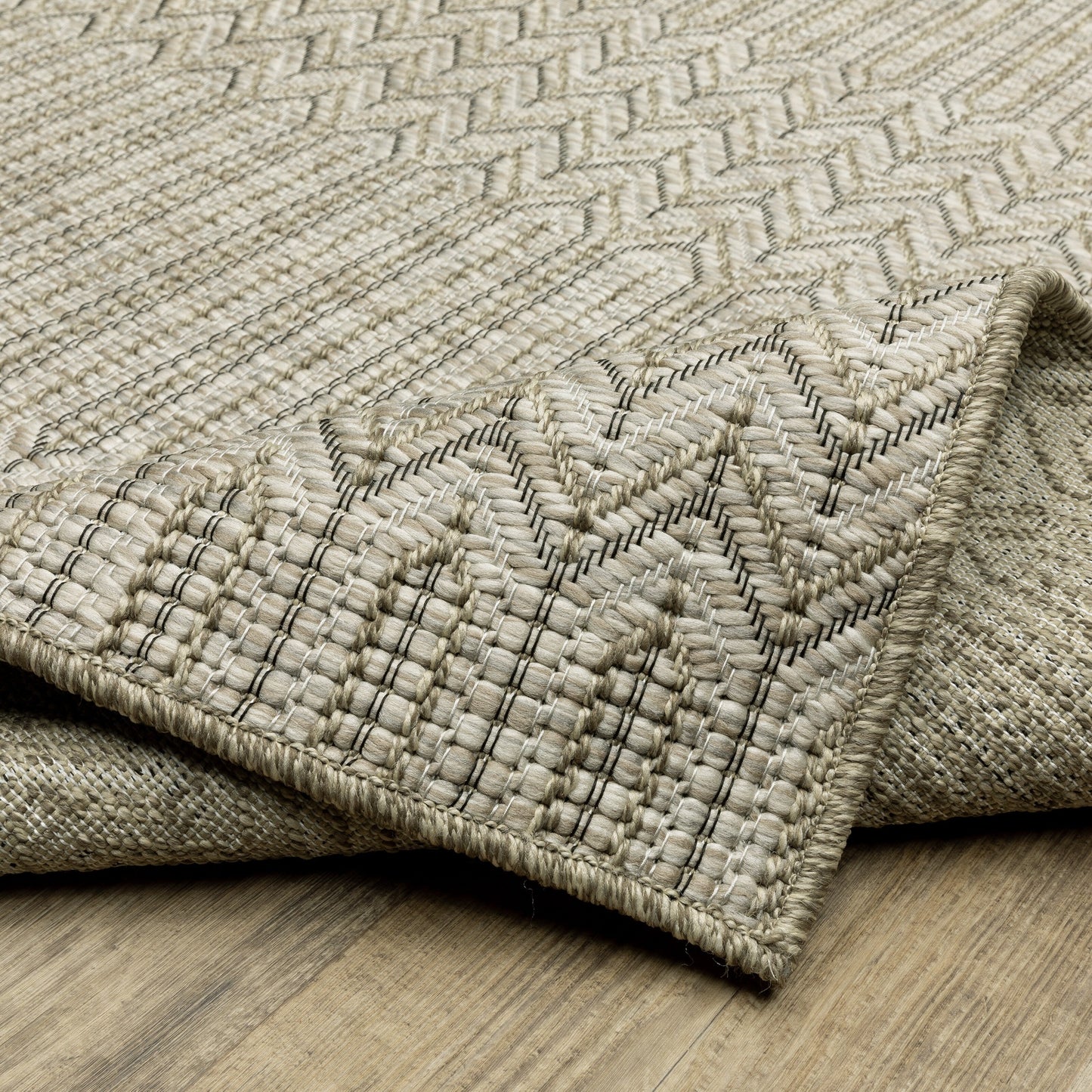 Tapis de sol Vista Home Tangelo Geometric Tan/Black Ultimate Performance