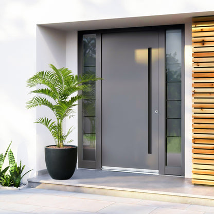 Jardinière ronde conique en MgO, pour l'intérieur et l'extérieur