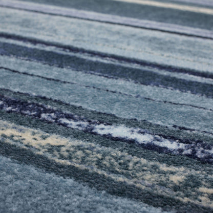 Tapis bohème rayé multicolore Sultan Nomad Curated