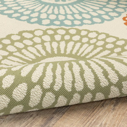 Tapis d'intérieur et d'extérieur multicolore Vista Home Malta Medallions