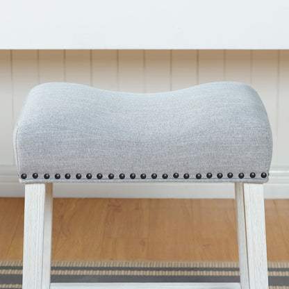 Tabourets de bar sans dossier Barish de Gray Barn (lot de 2)