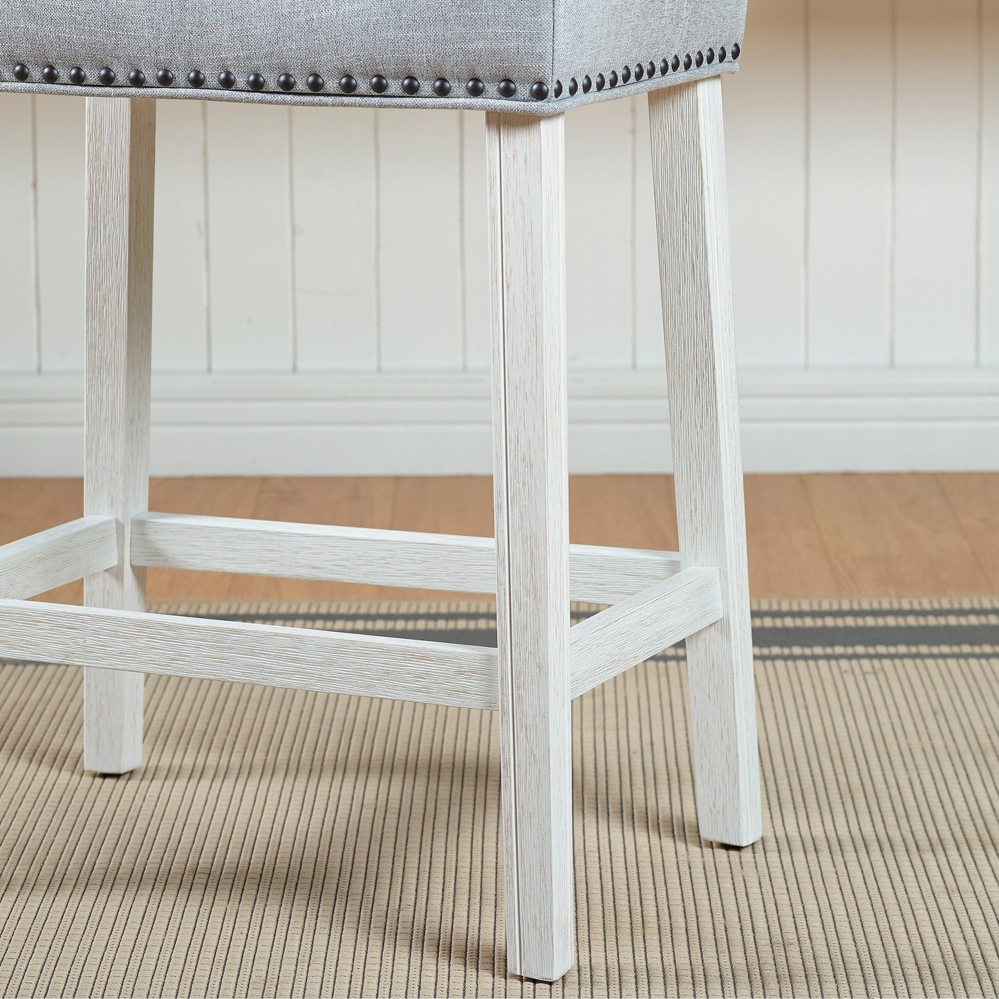 Tabourets de bar sans dossier Barish de Gray Barn (lot de 2)