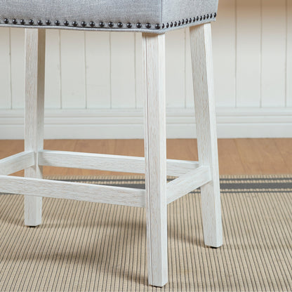 Tabourets de bar sans dossier Barish de Gray Barn (lot de 2)