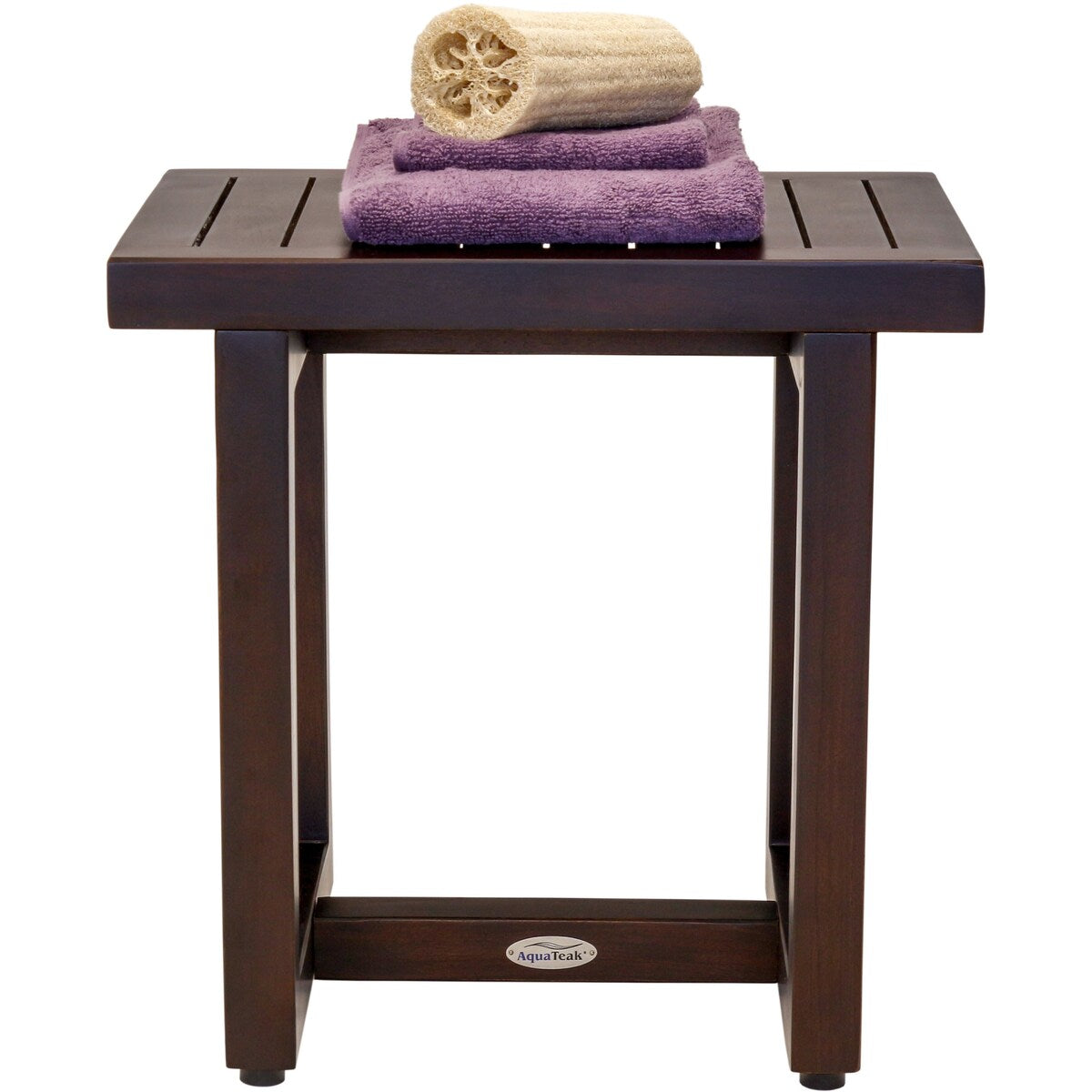 Le banc de douche en teck original pour spa
