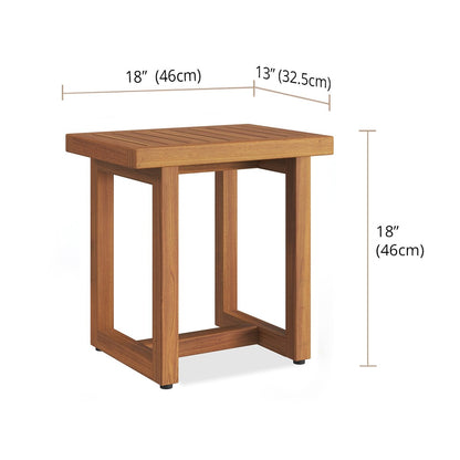 Le banc de douche en teck original pour spa