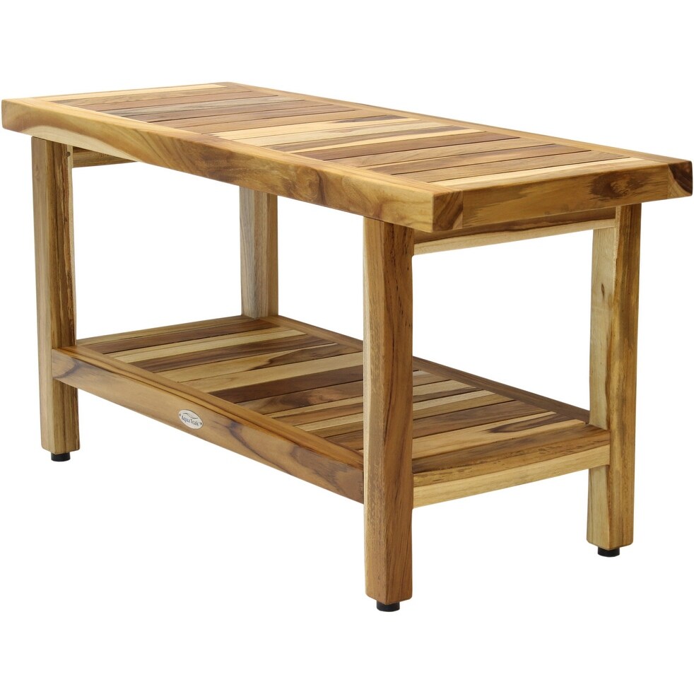 Le banc de douche en teck original pour spa