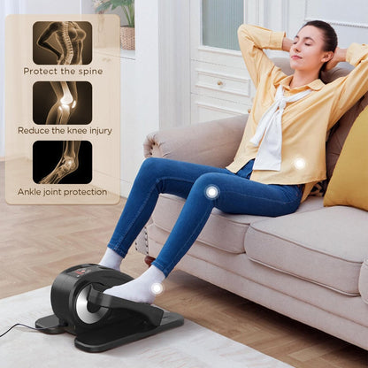 Vélo elliptique sous le bureau, avec télécommande, pédalier assis pour seniors, adultes et adolescents