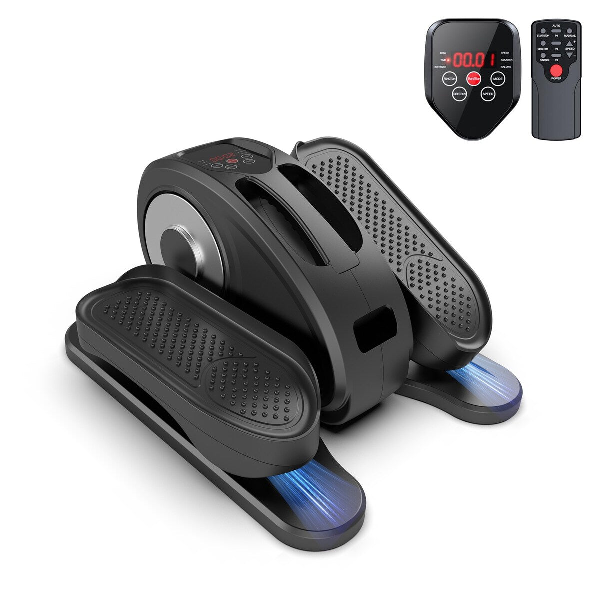 Vélo elliptique sous le bureau, avec télécommande, pédalier assis pour seniors, adultes et adolescents