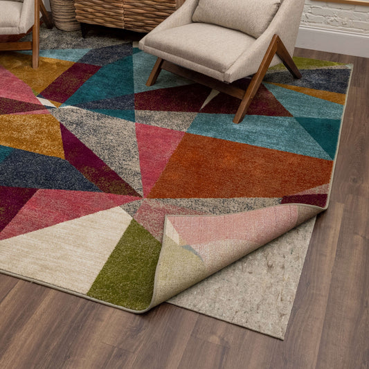 Sous-tapis antidérapant universel en feutre épais Mohawk Home - Gris