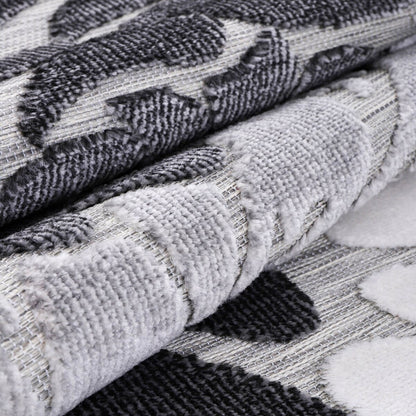 Tapis d'intérieur et d'extérieur à motif floral VILLADECOR, à poils courts et longs, pour terrasse