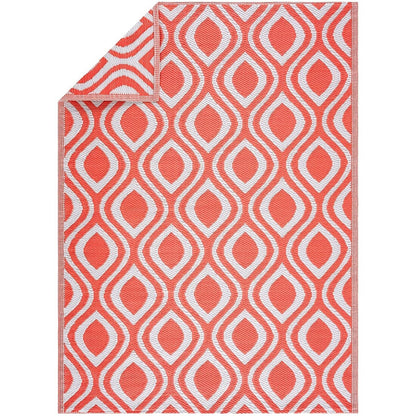 Tapis de sol d'extérieur léger et réversible en plastique recyclé Venice